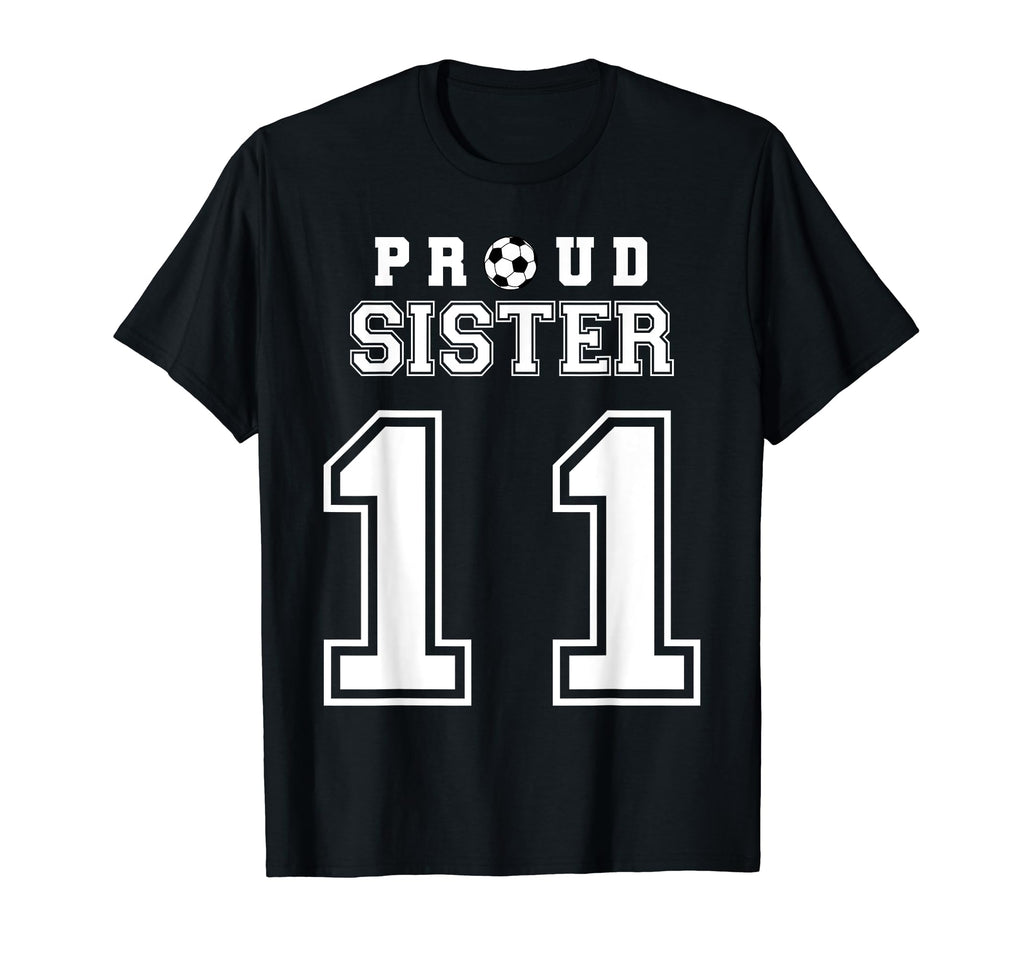 Number 11 Custom Proud Soccer Futbol T-Shirt - Graphic Print for Adults