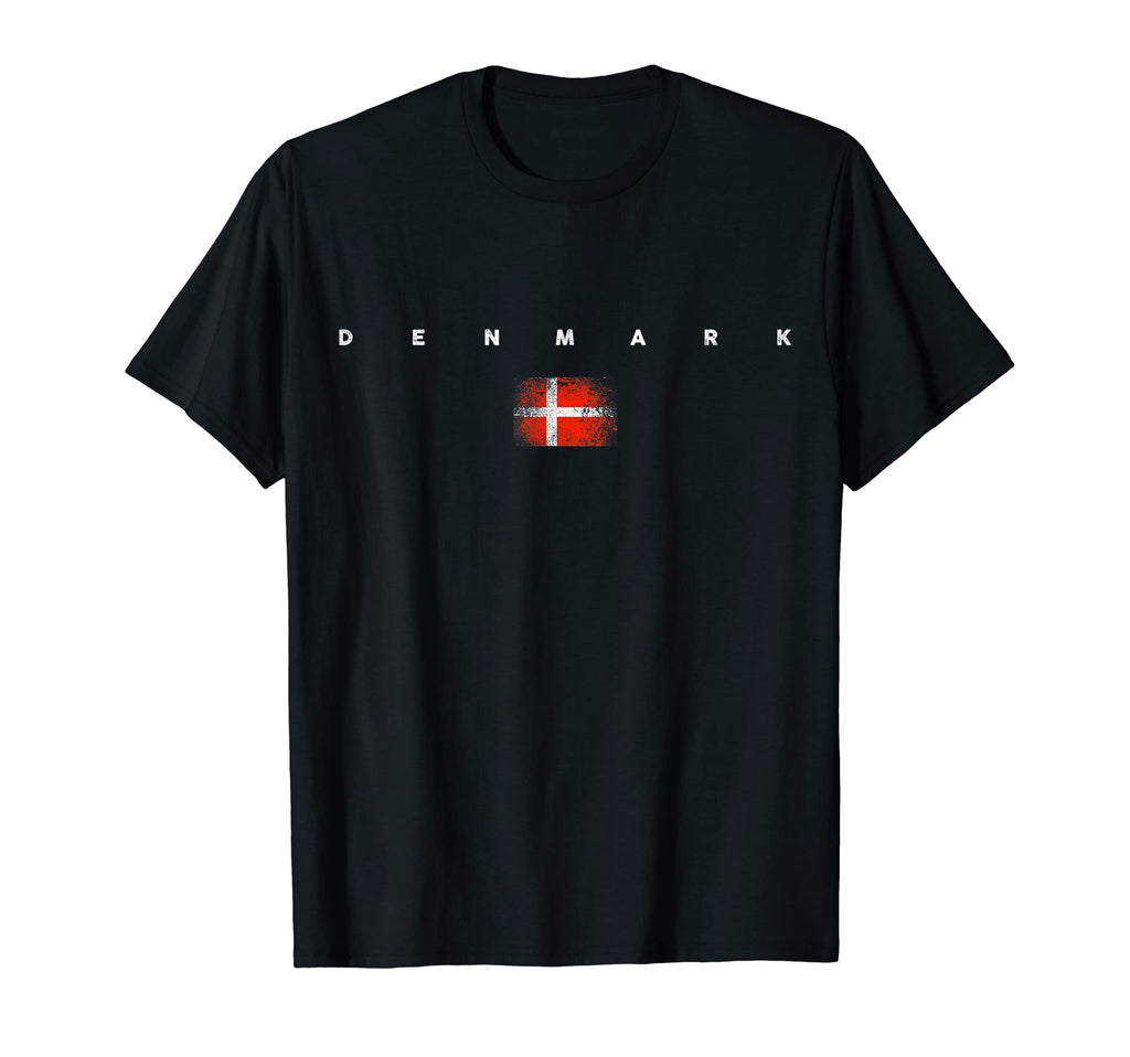 Denmark Flag Pride Soccer Danish T-Shirt - Trendy Graphic Men Women