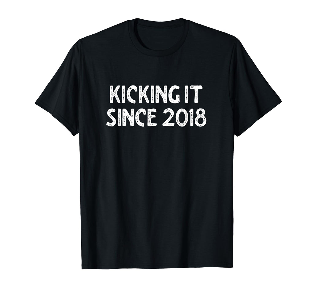 Kicking It Since 2018 Funny Soccer Birthday T-Shirt - Unique Graphic Unisex