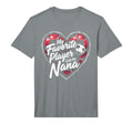 Proud Soccer Nana Funny Grandma Lover T-Shirt - Trendy Graphic Unisex