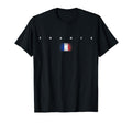 France Flag Pride Soccer French T-Shirt - Fun Novelty Design Men Women