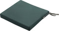 Classic Accessories Ravenna Water-Resistant Patio Chair Seat Cushion, 18 x 18 x 2 Inch, Mallard Green, Patio Furniture Cushions