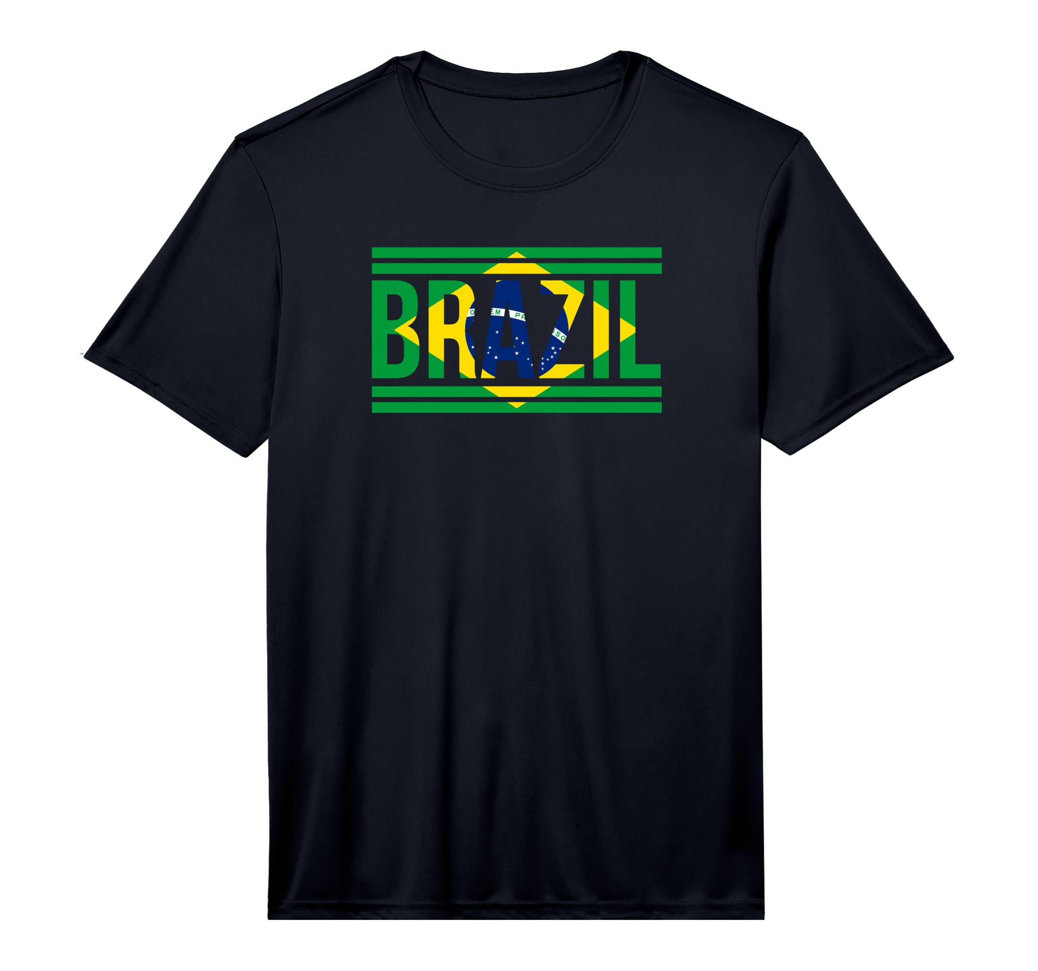 Brazil Brazilian Flag Sports Soccer T-Shirt - Aesthetic Graphic Men Women