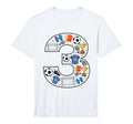 Mens 3Rd Birthday 3 Year Old Football T-Shirt - Trendy Graphic for Adults
