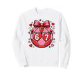Valentine Soccer Love Football And Sweatshirt - Novelty Apparel Men Women