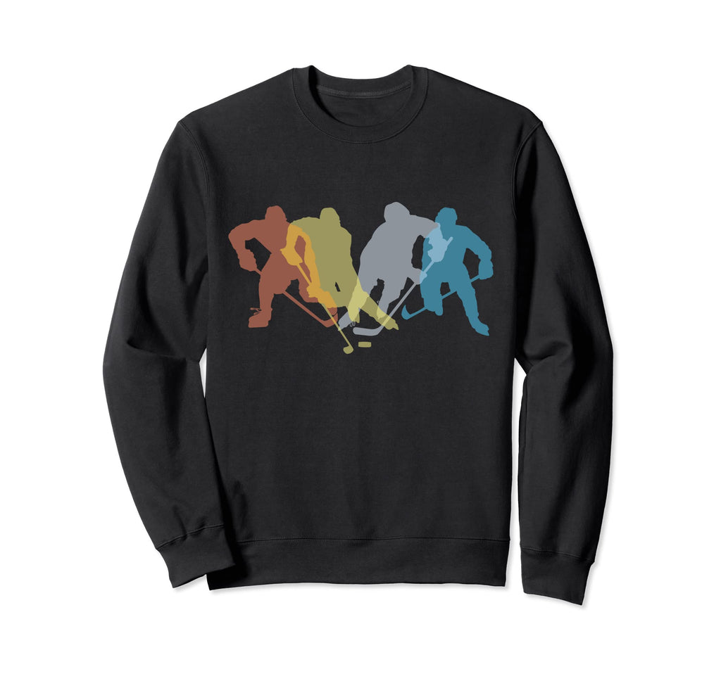 Ice Hockey Puck Penalty Box Winter Sweatshirt - Unique Graphic Men Women