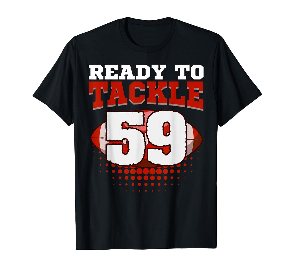 Football 59Th Birthday Player T-Shirt - Fun Novelty Design Men Women
