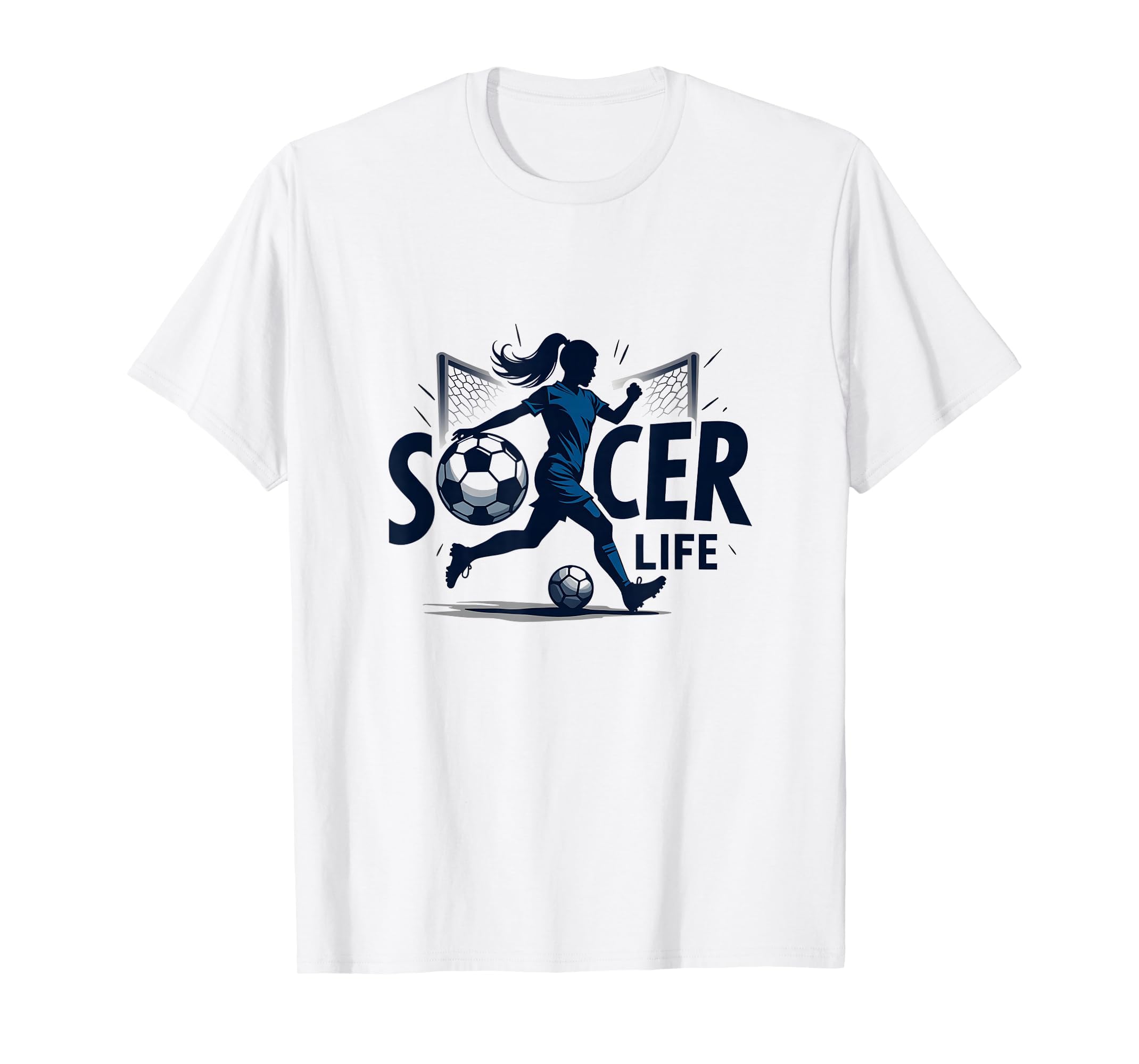 Soccer Is Life Womens Passion Beautiful T-Shirt - Novelty Apparel Unisex