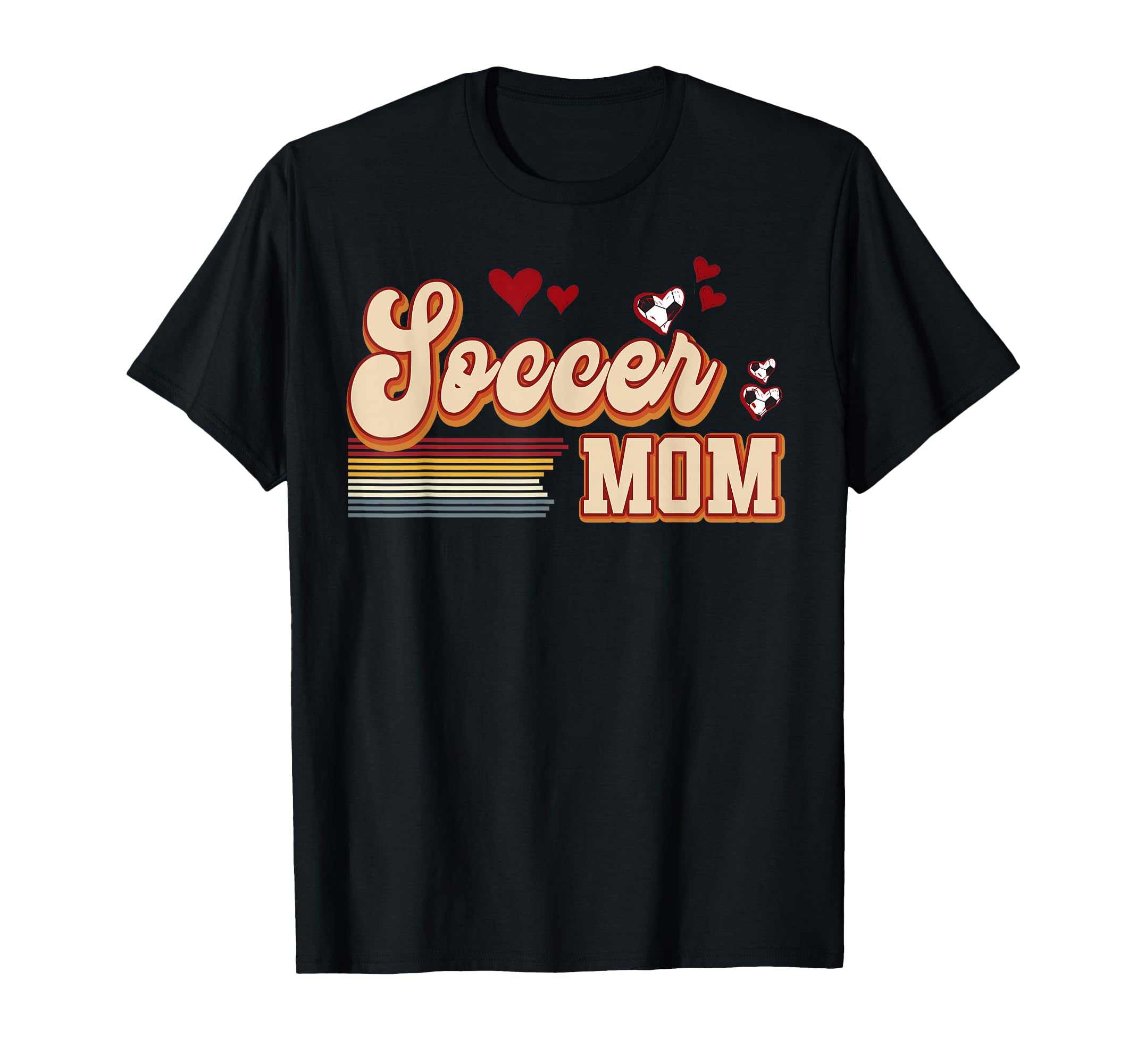 Soccer Mom Heart Mama Mommy Mothers Day T-Shirt - Unique Graphic Men Women