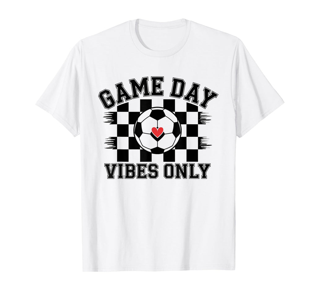 Groovy Soccer Soccer Game Day Vibes T-Shirt - Streetwear Style Men Women