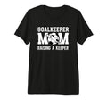 Soccer Goalkeeper Mom Raising Soccer T-Shirt - Minimalist Print for Adults