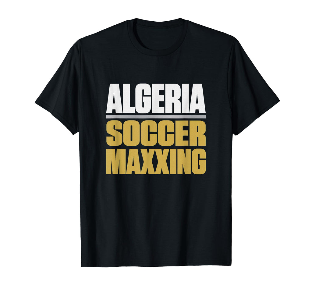 Algeria Soccermaxxing Soccer Fan T-Shirt - Aesthetic Graphic for Adults