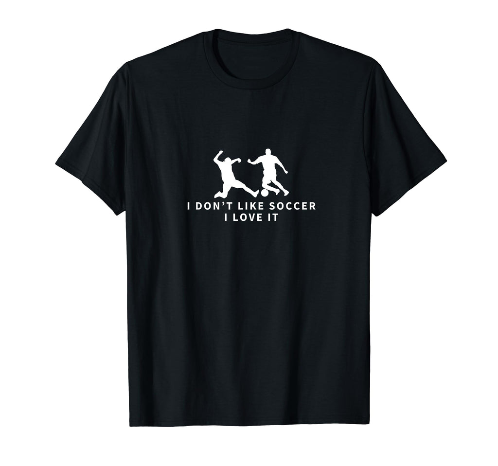 I Love Soccer Funny Soccer Player T-Shirt - Custom Art Print Men Women