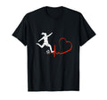 Soccer Football Heartbeat Funny Sports T-Shirt - Unique Graphic for Adults