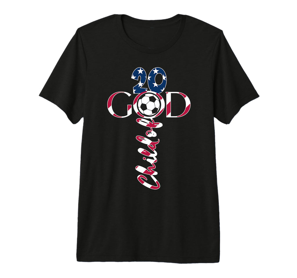 Jesus 20 Years Child God Soccer 20Th T-Shirt - Aesthetic Graphic Men Women
