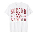 Soccer Senior Night Soccer T-Shirt - Casual Everyday Wear for Adults