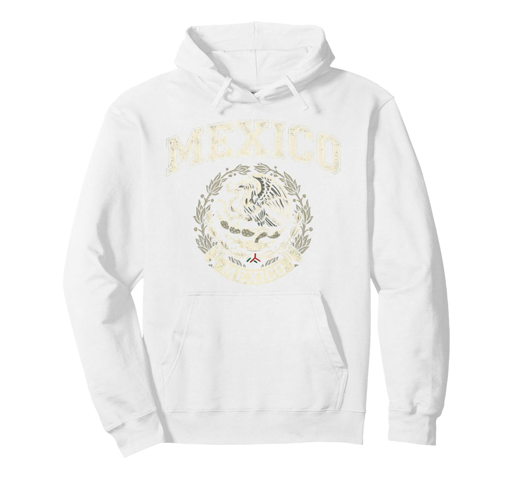 Mexico Flag Mexican Hispanic Pride Hoodie - Minimalist Print Unisex