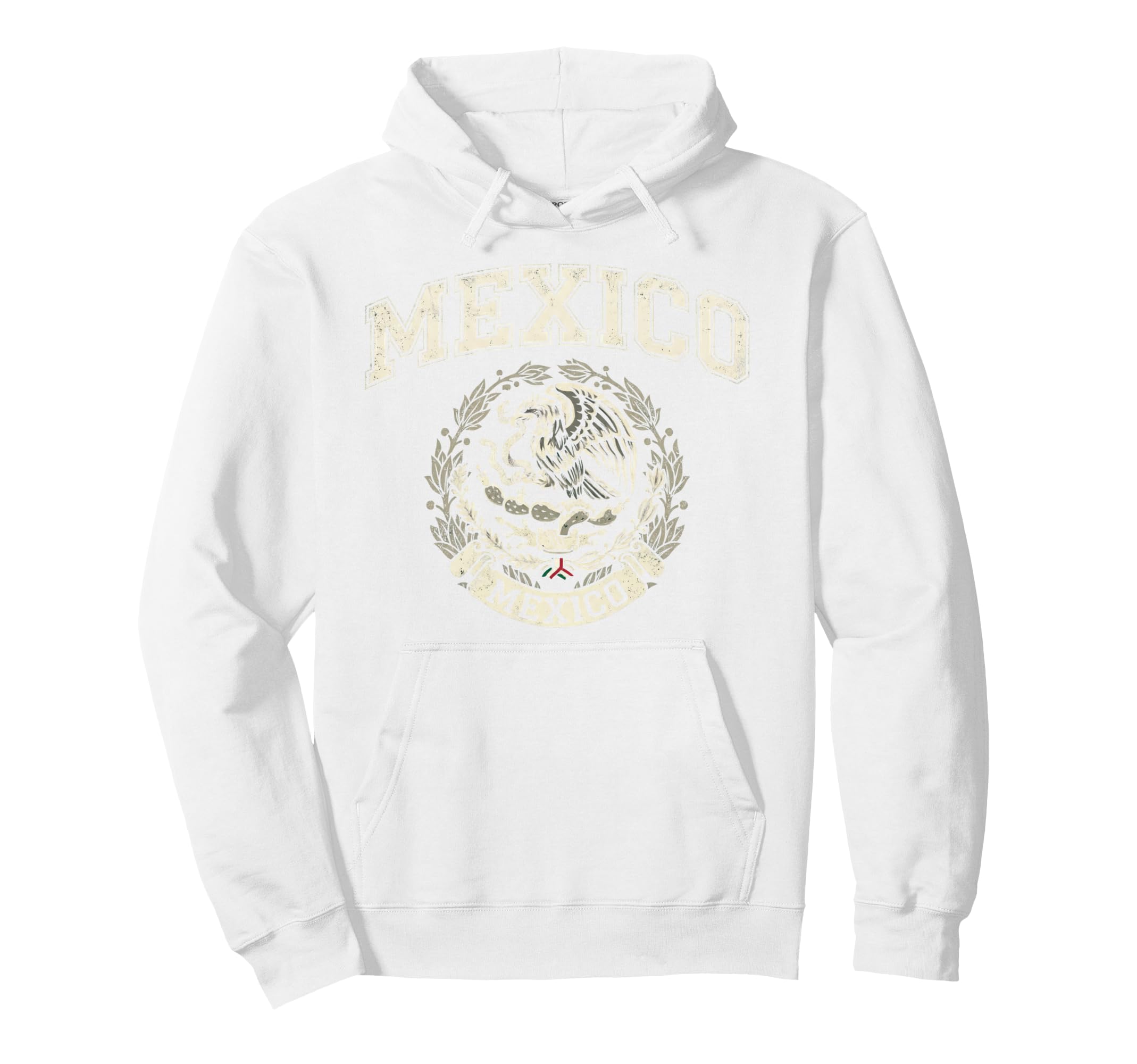 Mexico Flag Mexican Hispanic Pride Hoodie - Minimalist Print Unisex