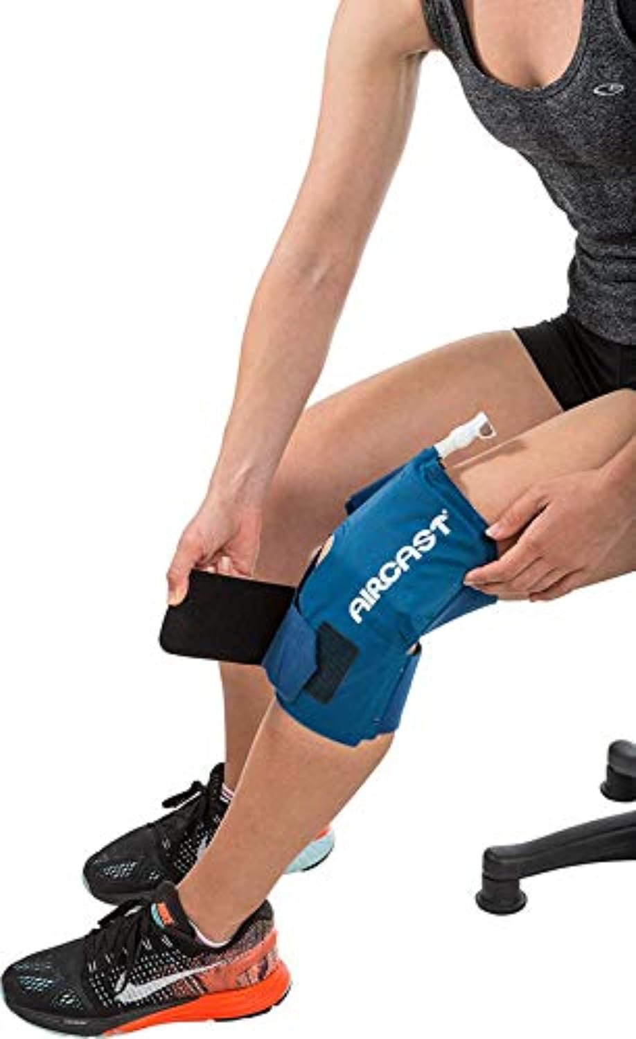 Aircast Cryo/Cuff System - Medium Knee with Cooler - Cold Therapy for Injury & Post-Op Recovery