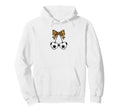 Soccer Coquette Leopard Soccer Cherry Hoodie - Fun Novelty Design Unisex