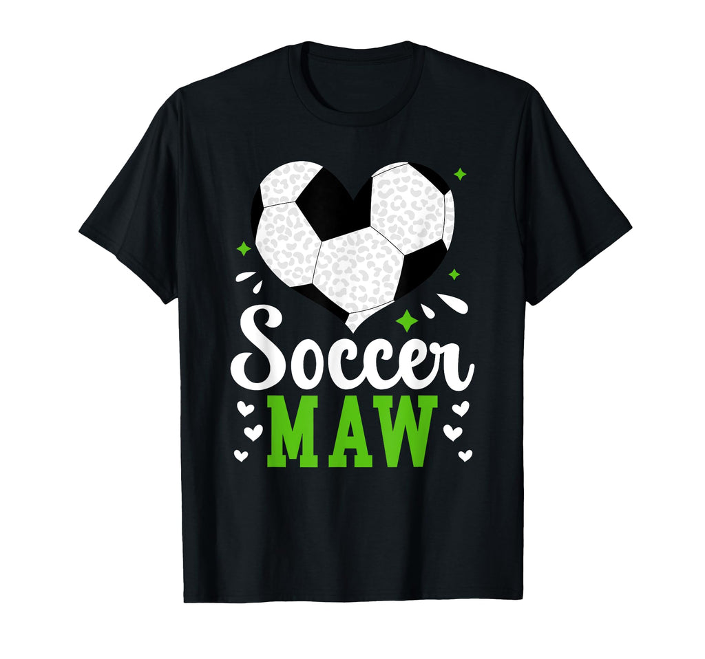 Soccer Maw Heart Maw Soccer Player T-Shirt - Fun Novelty Design Men Women