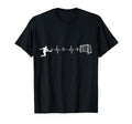Soccer Player Kicking Ball Sports Lover T-Shirt - Minimalist Print Unisex