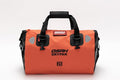 Waterproof Duffel& Luggage Bag - Motorcycle Dry Bag Tail Saddle Bags with Roll Top Closure,Large Storage Space,for Camping, Kayaking, Fishing & Traveling(Orange, 25L)