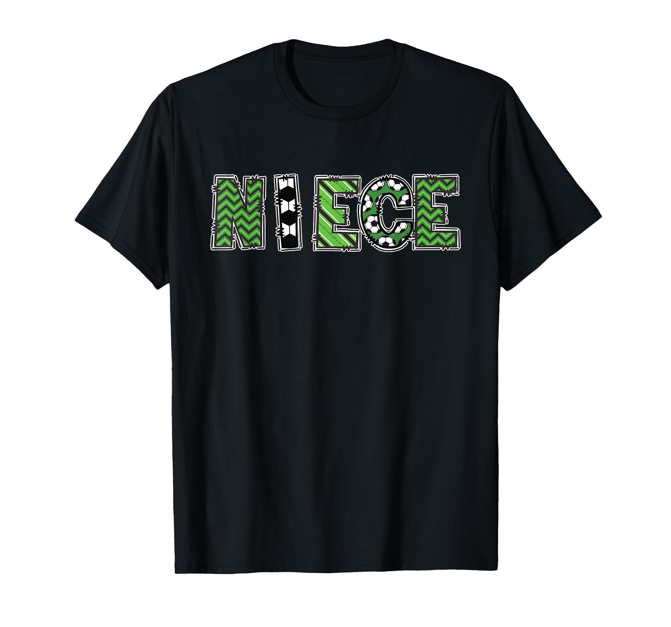 Soccer Niece Birthday Party T-Shirt - Fun Novelty Design Unisex