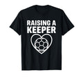 Raising Keeper Soccer Heart T-Shirt - Custom Art Print Men Women