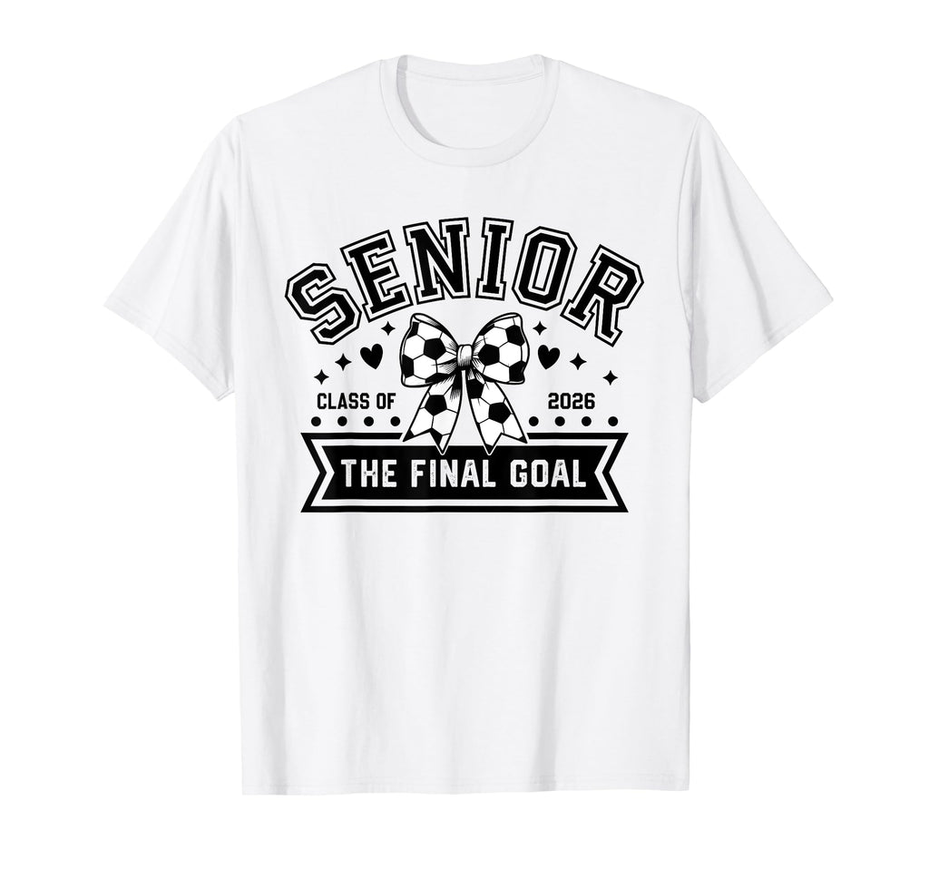Senior Soccer Class 2026 Soccer T-Shirt - Trendy Graphic for Adults