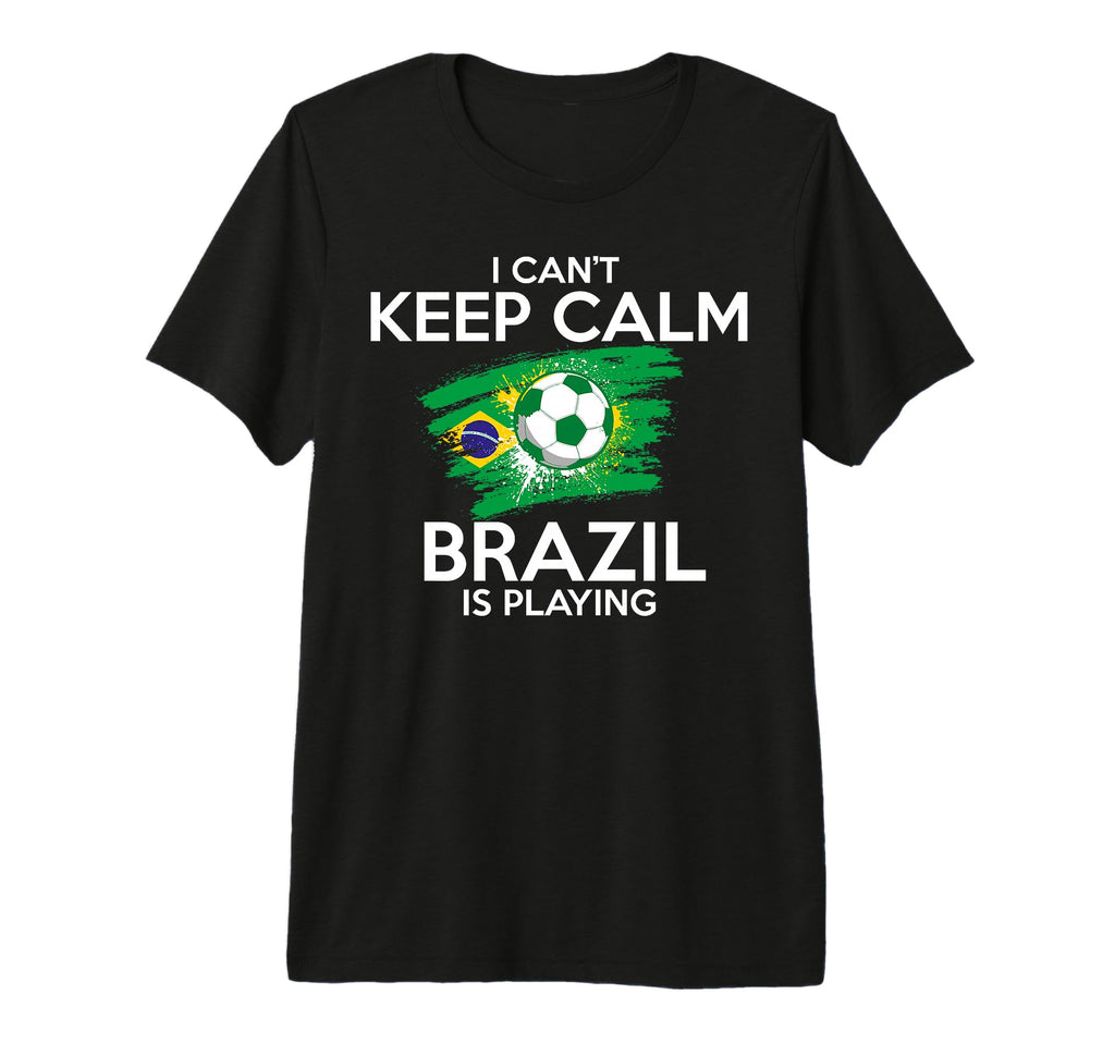 Brazil Soccer Football Game Player Fan T-Shirt - Trendy Graphic for Adults