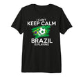 Brazil Soccer Football Game Player Fan T-Shirt - Trendy Graphic for Adults