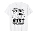 2027 Senior Soccer Aunt Proud Family T-Shirt - Novelty Apparel for Adults