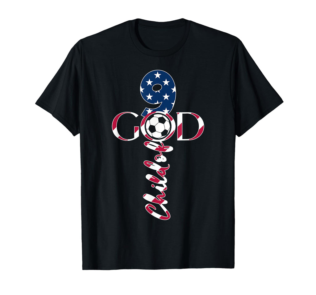 Jesus 9 Years Child God Soccer 9Th T-Shirt - Custom Art Print Men Women