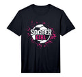 Womens Soccer Soccer Ball T-Shirt - Aesthetic Graphic for Adults
