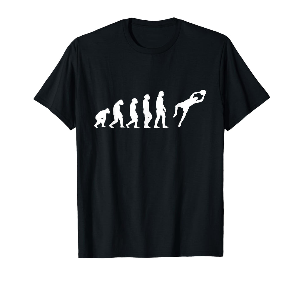 Soccer Goalie Evolution Goalkeeper T-Shirt - Minimalist Print Men Women