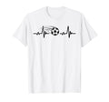 Soccer Heartbeat Tees Soccer Ball T-Shirt - Unique Graphic Men Women