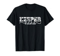 Ice Hockey Keeper Nana Ice Hockey Goalie T-Shirt - Unique Graphic Unisex