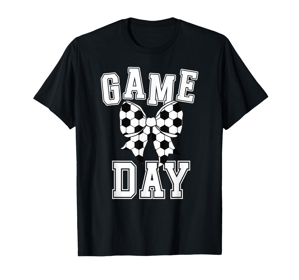 Game Day Soccer Game Day Coquette T-Shirt - Novelty Apparel Unisex