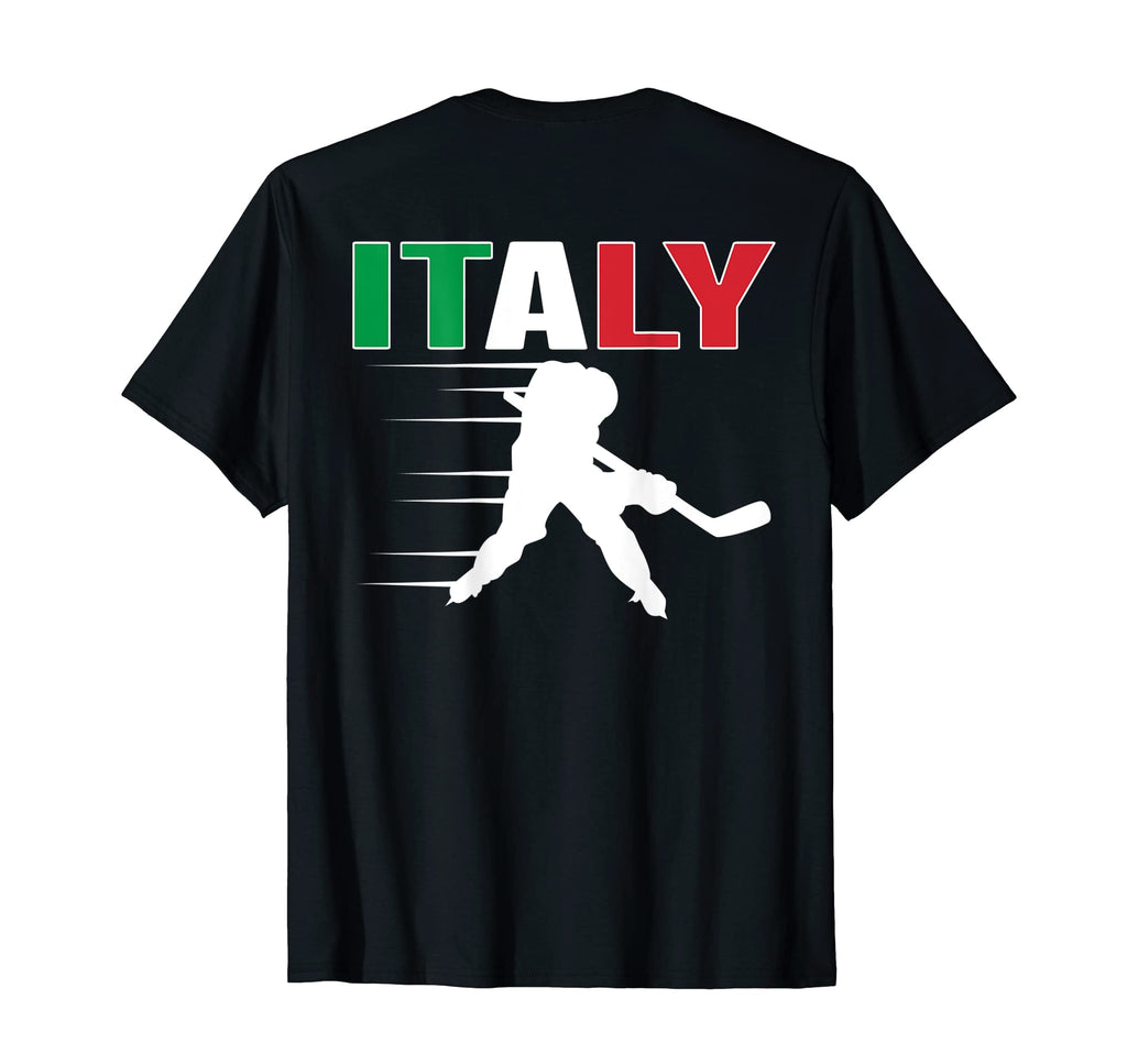 Italy Ice Hockey Lovers Jersey T-Shirt - Aesthetic Graphic Men Women