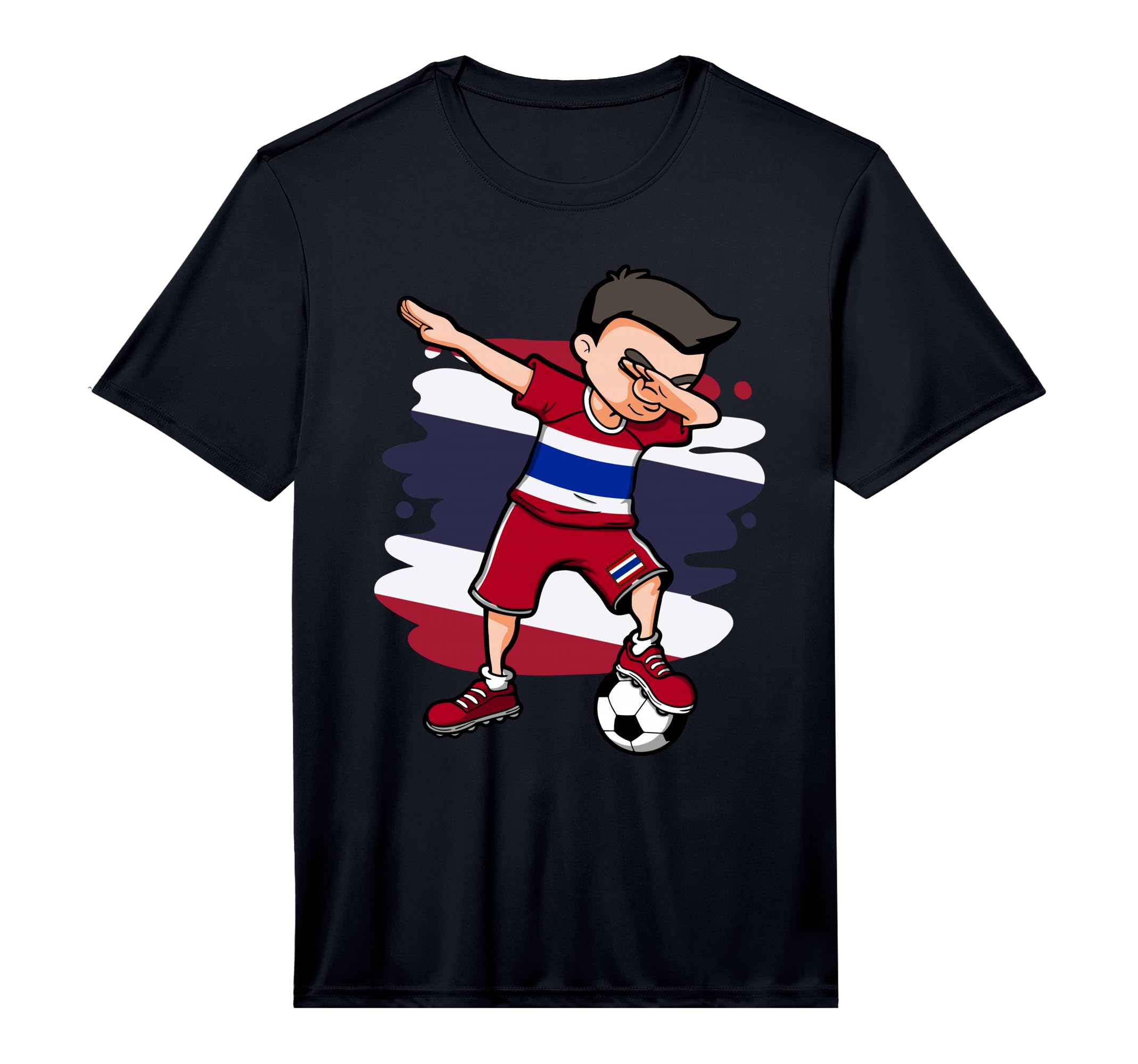 Dabbing Soccer Thailand Jersey Thai T-Shirt - Graphic Print Unisex