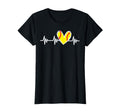 Softball Heartbeat Love Heart Teen T-Shirt - Streetwear Style for Adults