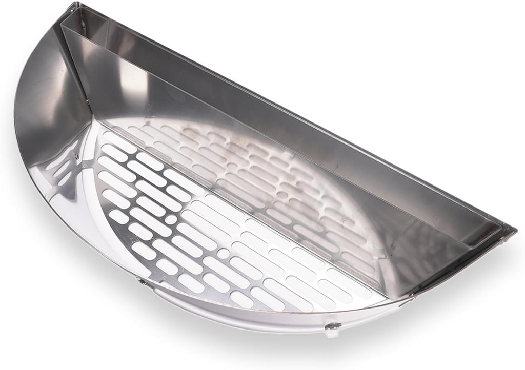 SnS Grills Patented Slow ‘N Sear® XL Insert - Stainless Steel Charcoal Basket with Removeable Water Reservoir for Low ‘N Slow Smoking & Charcoal Grilling for Weber & Other Kettle Grills - 26 in