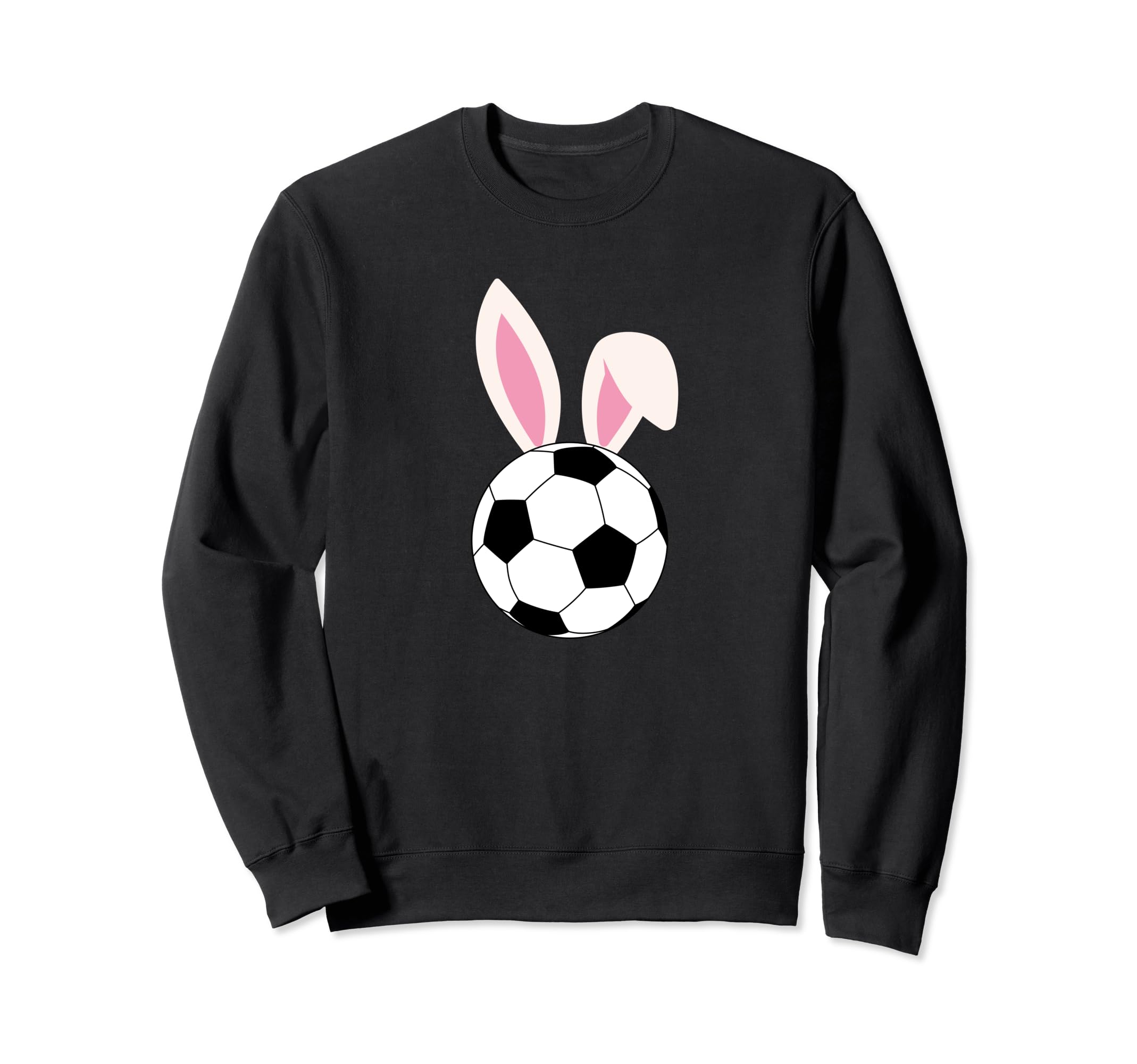 Funny Easter Bunny Soccer Ball Sweatshirt - Casual Everyday Wear Unisex
