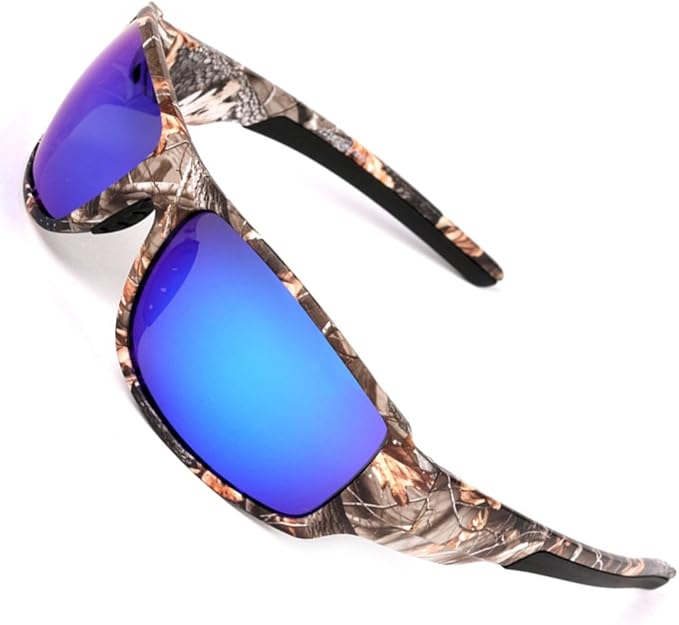 Polarized Outdoor Sports Sunglasses Tr90 Camo Frame for Men Women Driving Fishing Hunting Reduce Glare