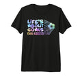 Soccer Life Is About Goals Assists T-Shirt - Fun Novelty Design for Adults