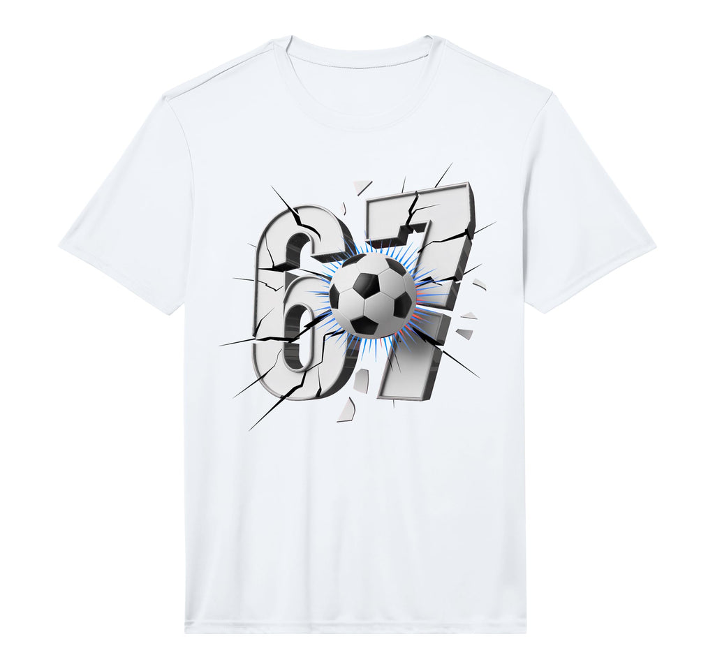 67 Soccer Six Seven 6 7 Performance T-Shirt - Graphic Print Unisex