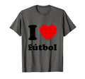 I Love Heart F Tbol Futbol Soccer T-Shirt - Streetwear Style Unisex