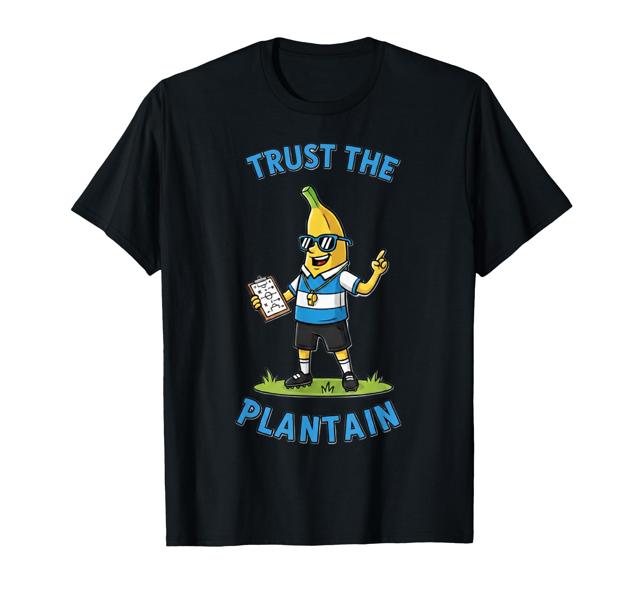 Funny Soccer Coach Banana Trust T-Shirt - Custom Art Print for Adults