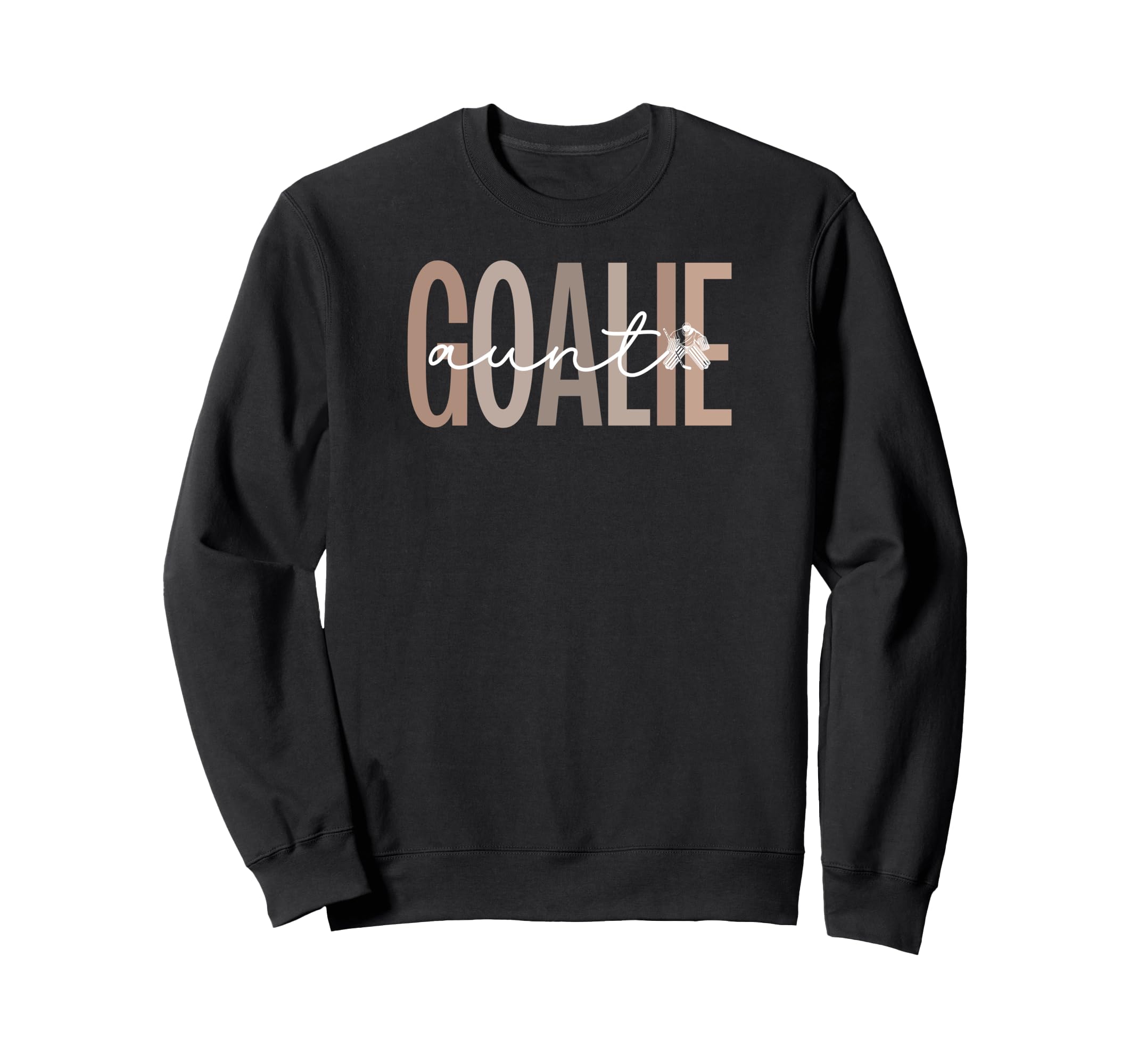 Ice Hockey Goalie Aunt Hockey Sweatshirt - Aesthetic Graphic for Adults